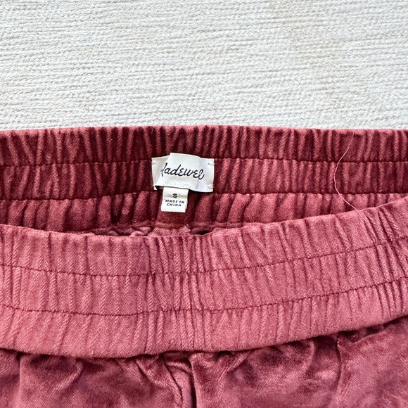 Madewell Velvet Joggers - Sz S - Picture 2 of 3